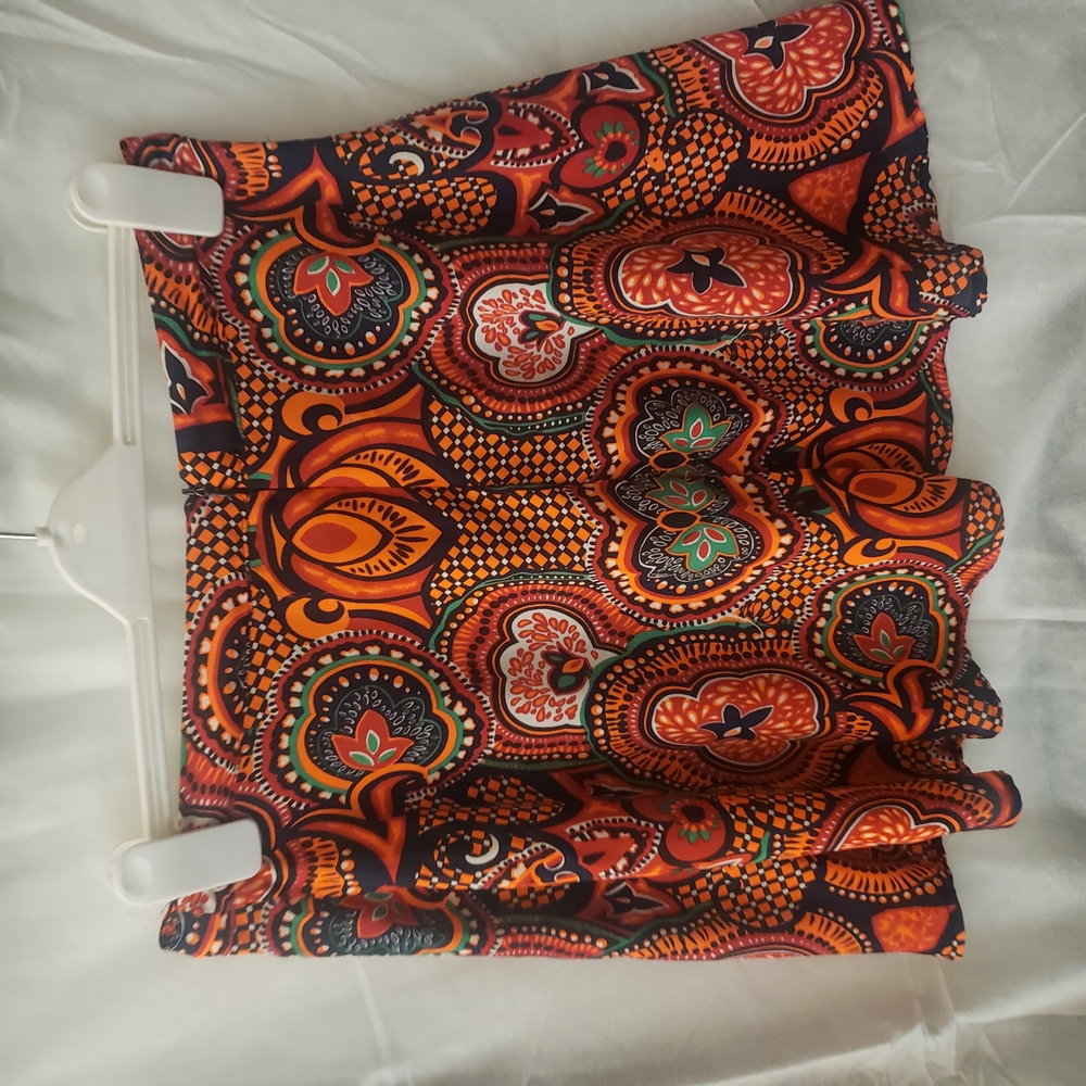 Vibrant Patterned Skirt